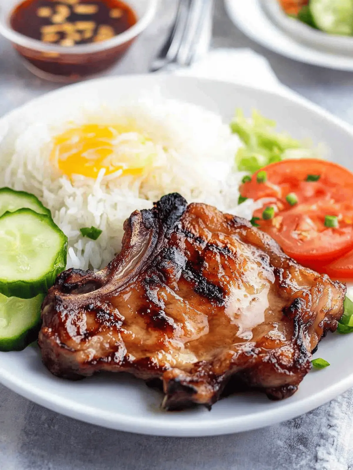 Vietnamese Lemongrass Pork Chop