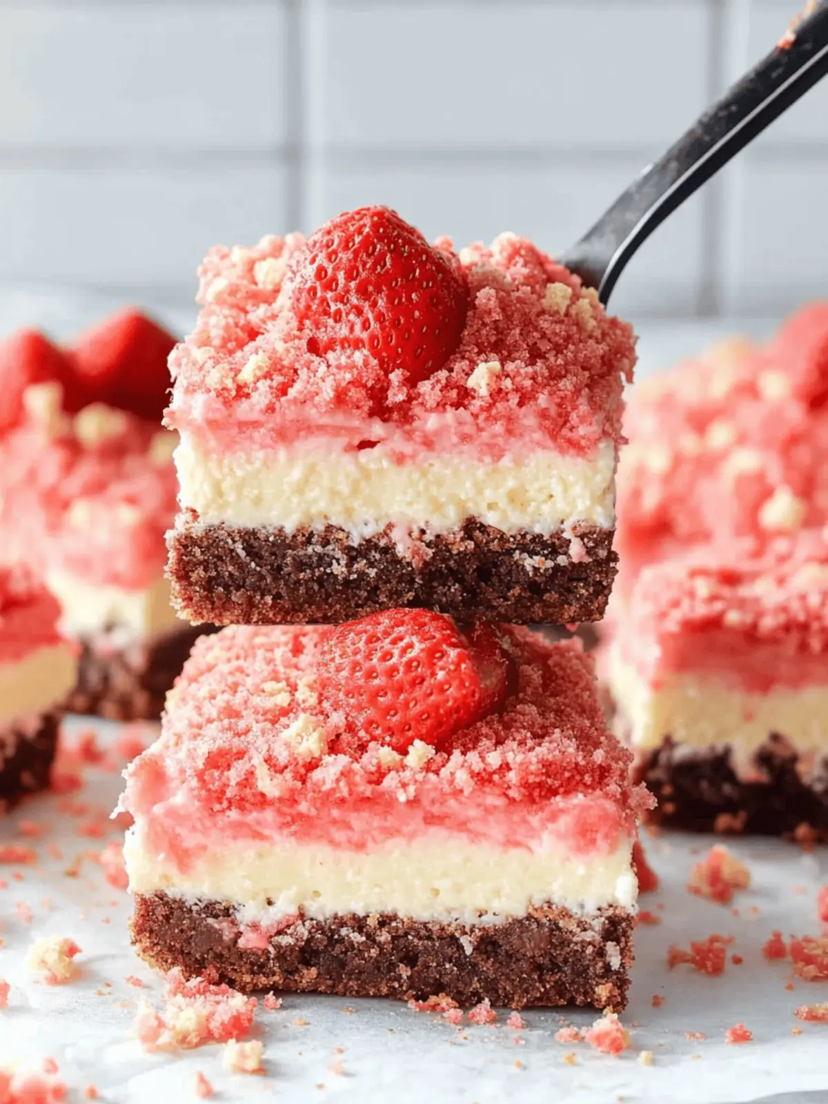 Decadent Strawberry Cheesecake Brownies You’ll Adore 2 Strawberry Cheesecake Brownies