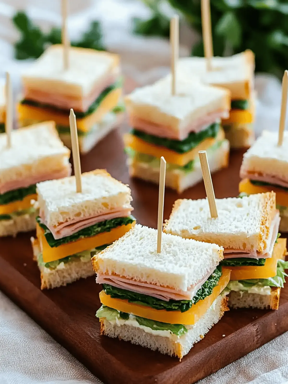 Juicy Mini Sandwiches for Parties