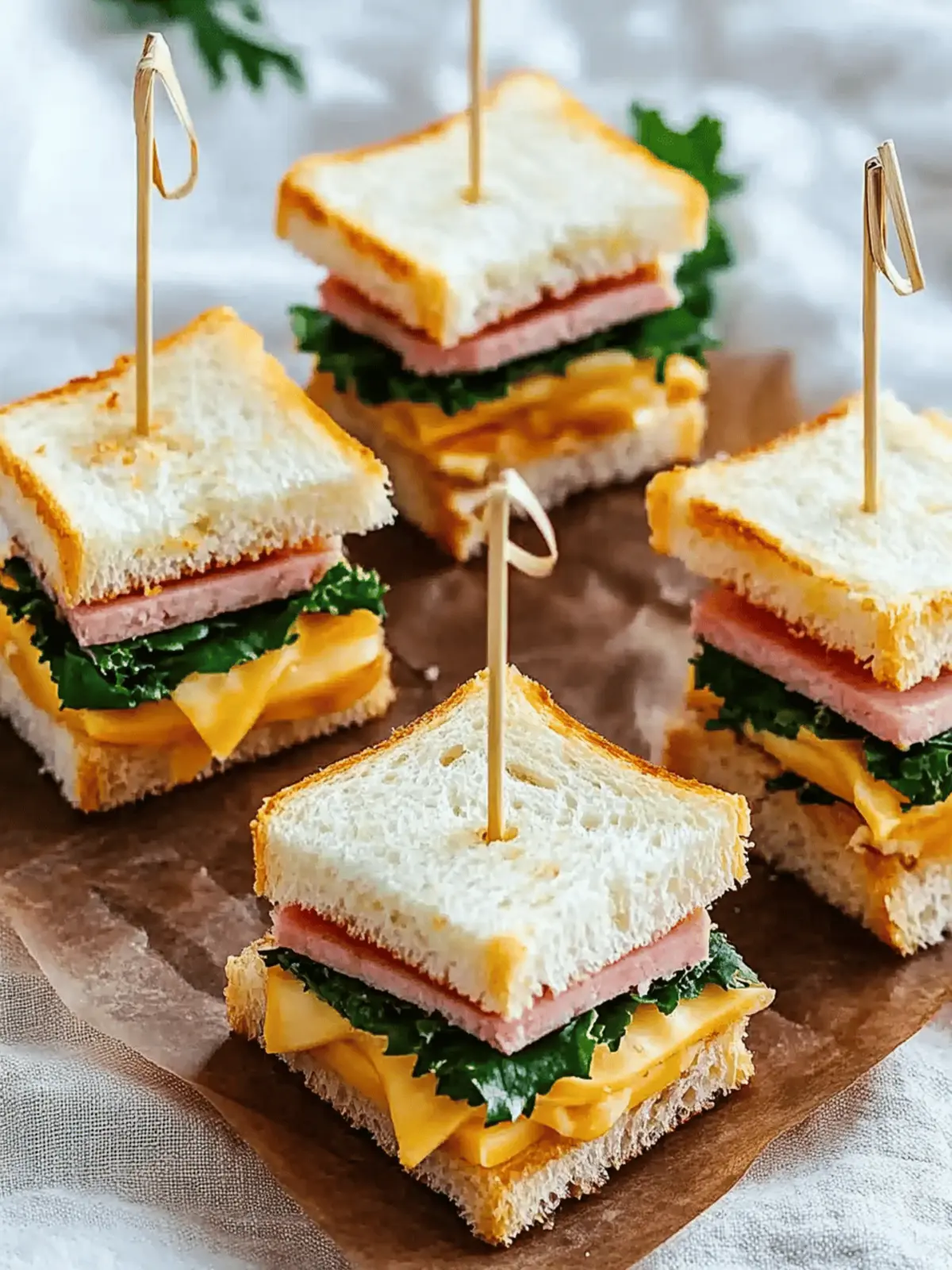 Juicy Mini Sandwiches for Parties