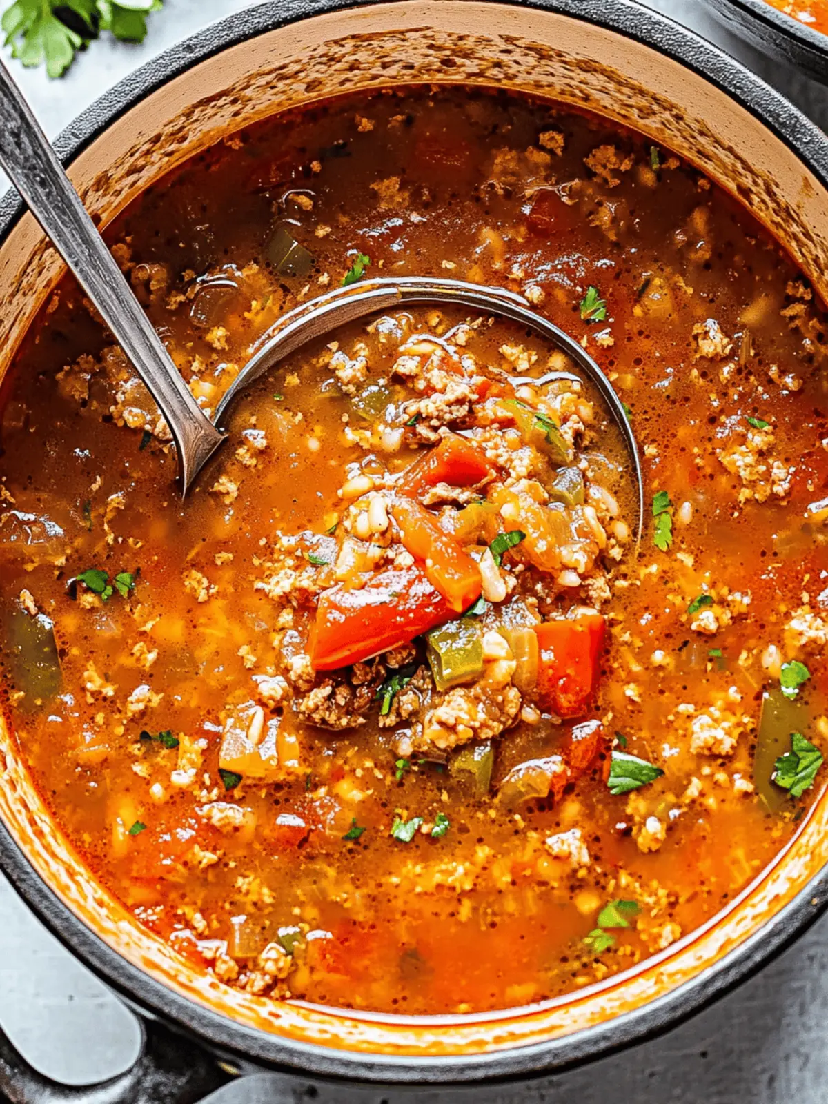 Stuffed Pepper Soup