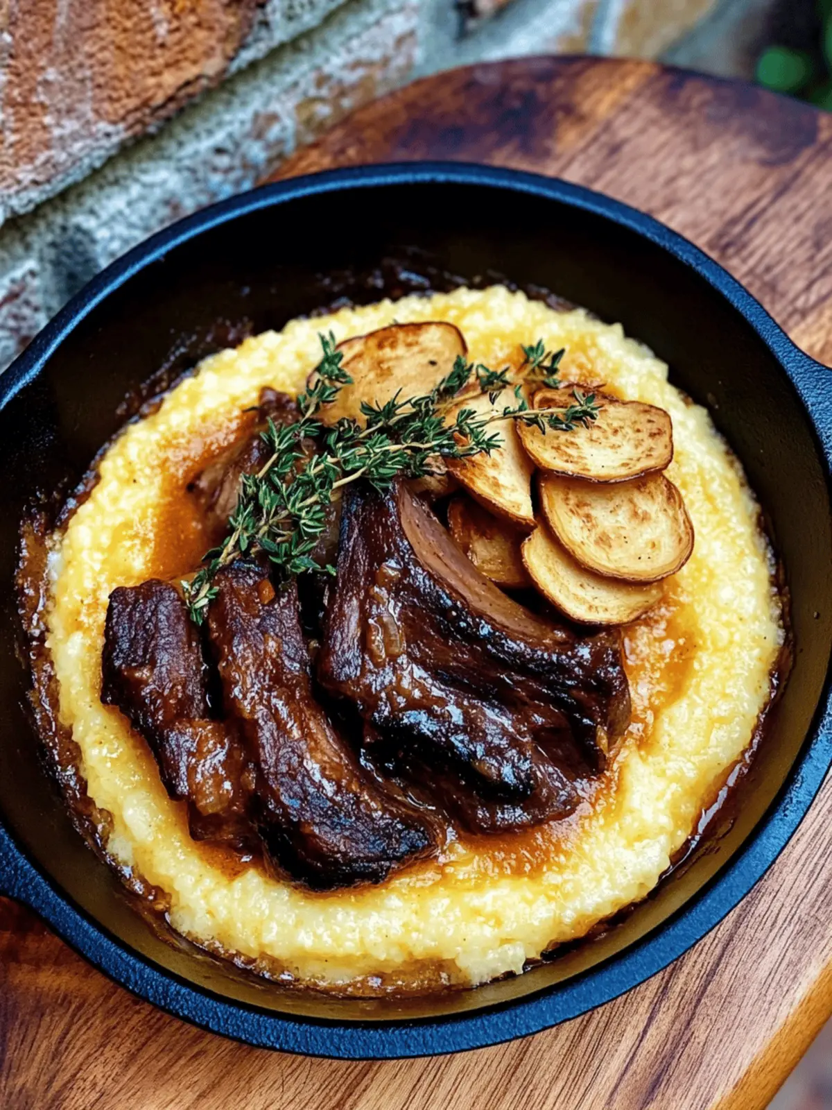 Gospel Shank with Smoked Gouda Grits