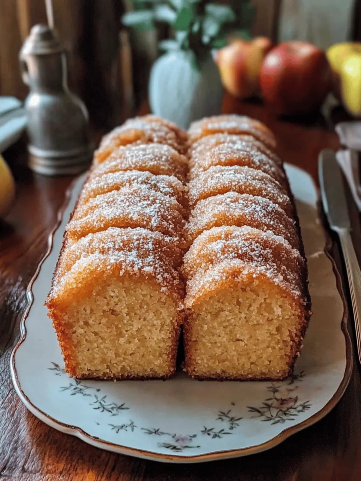 Spiced Apple Cider Donut Loaf