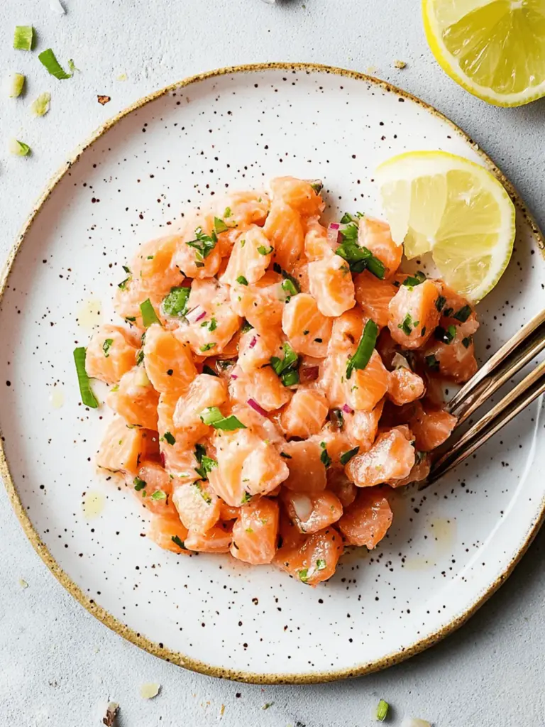 25-Minute Salmon Tartare