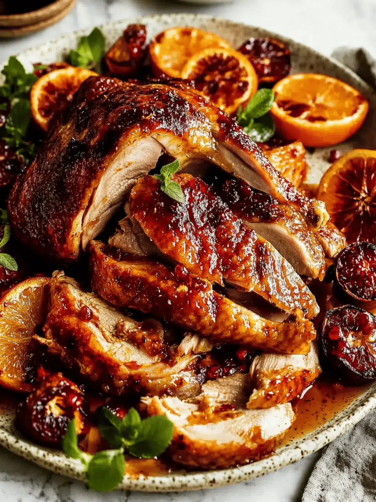 Orange-Maple Roasted Duck