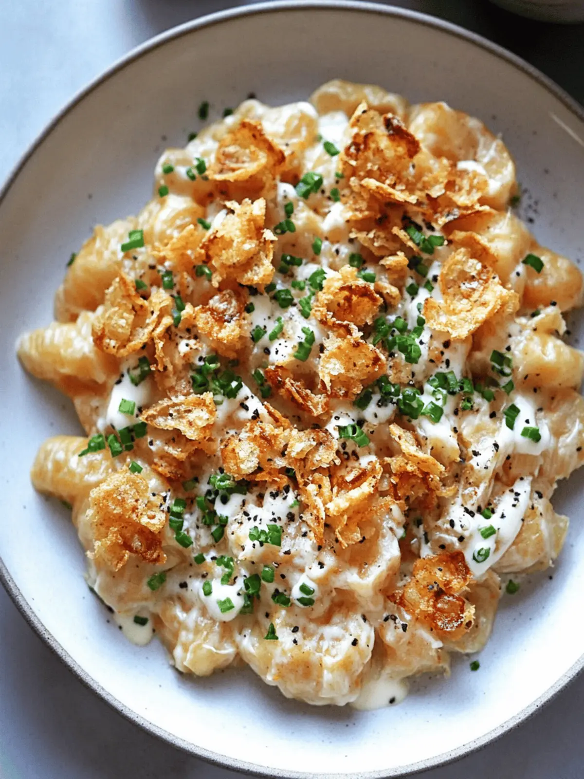 Savory Brown Butter Miso & Roasted Garlic Radiatori Bliss 2 Brown Butter Miso & Roasted Garlic Radiatori with Crispy Shallots