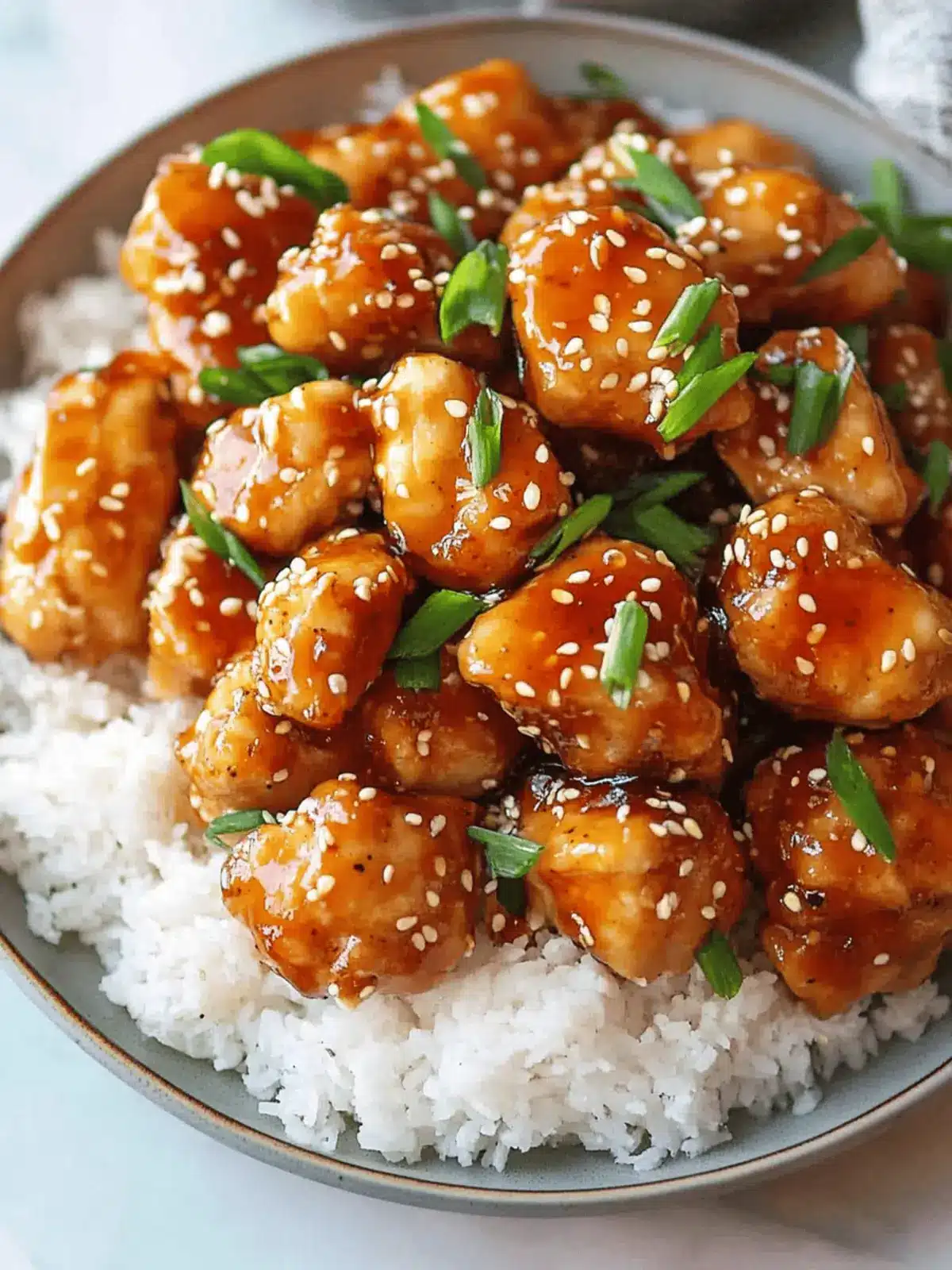 Honey Garlic Chicken Bites