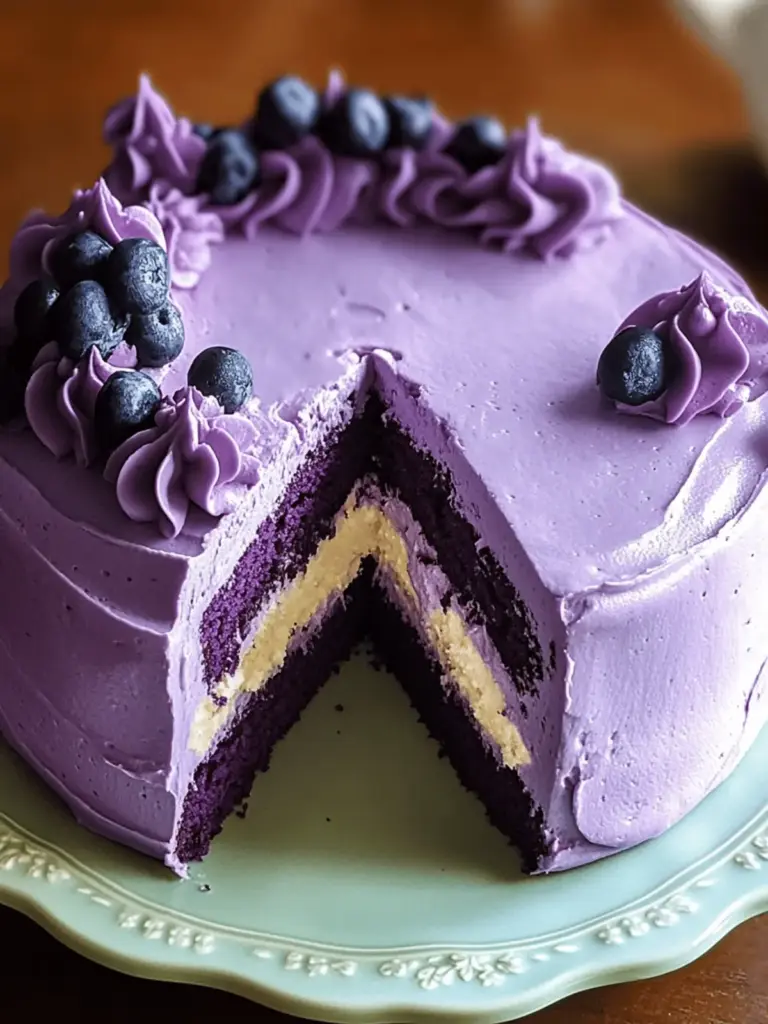 Ube Tres Leches Cake