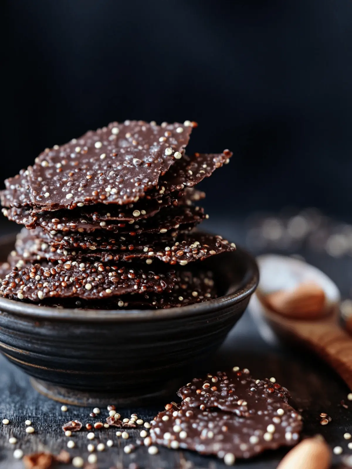 Delicious Dark Chocolate Quinoa Crisps: A Guilt-Free Treat 3 Dark Chocolate Quinoa Crisps