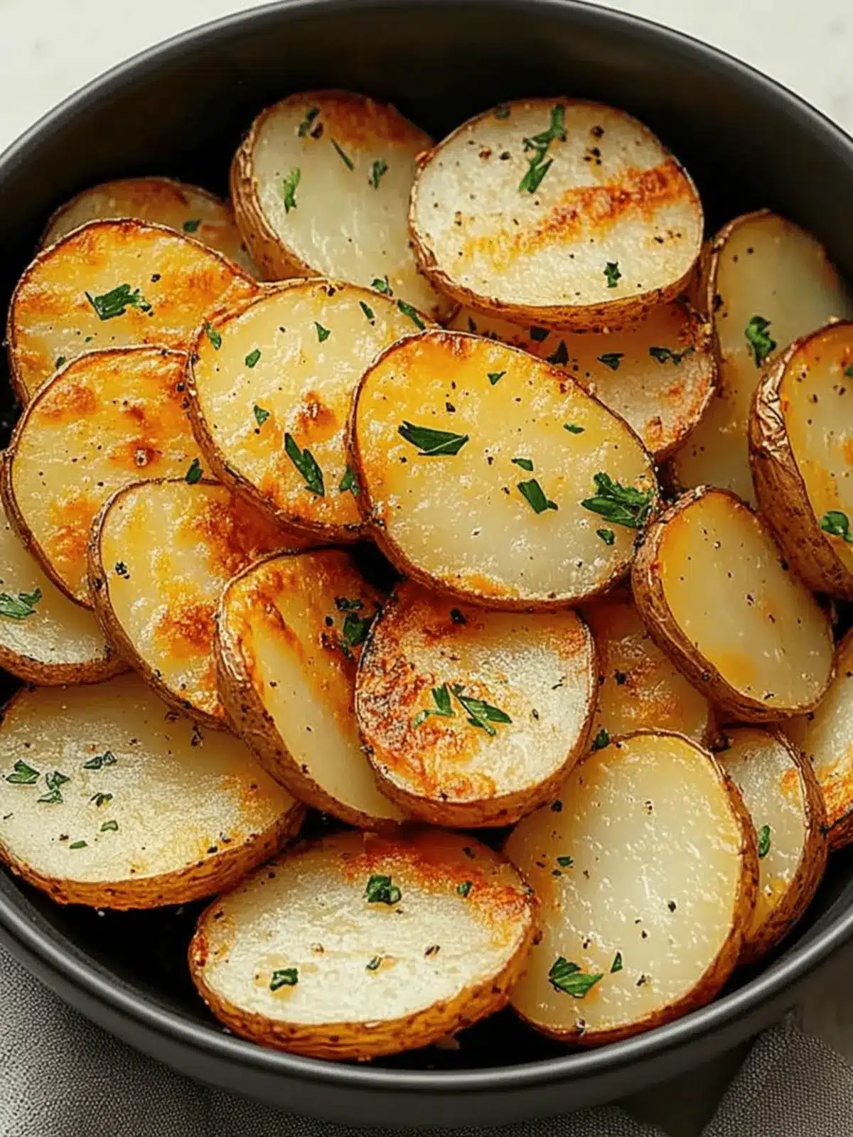 Air Fryer Sliced Potatoes