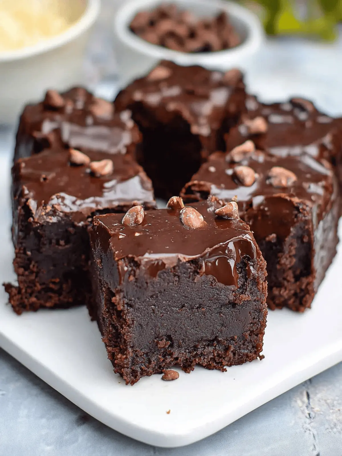 Fudgy Sweet Potato Brownies: Guilt-Free Vegan Delight 5 Sweet Potato Brownies (Vegan, Gluten-Free)