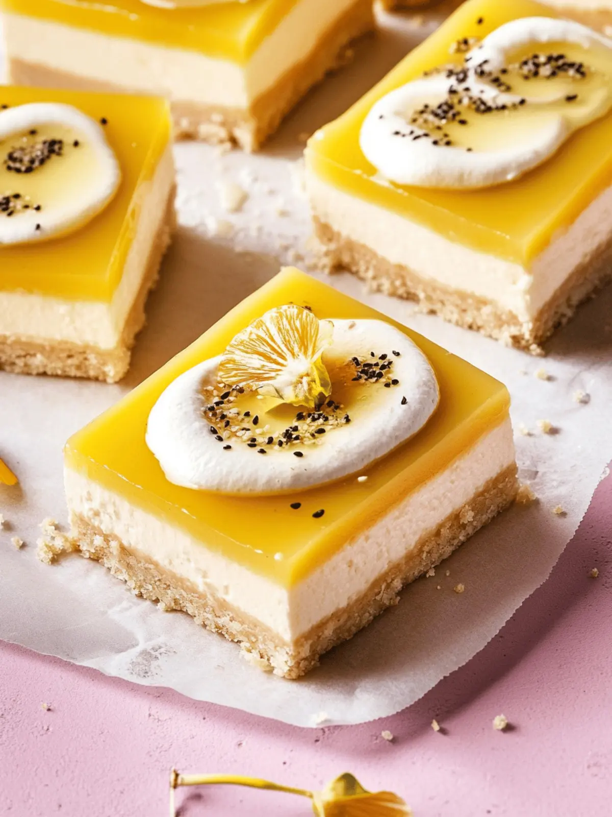 Dreamy Lilikoi Cheesecake Bars