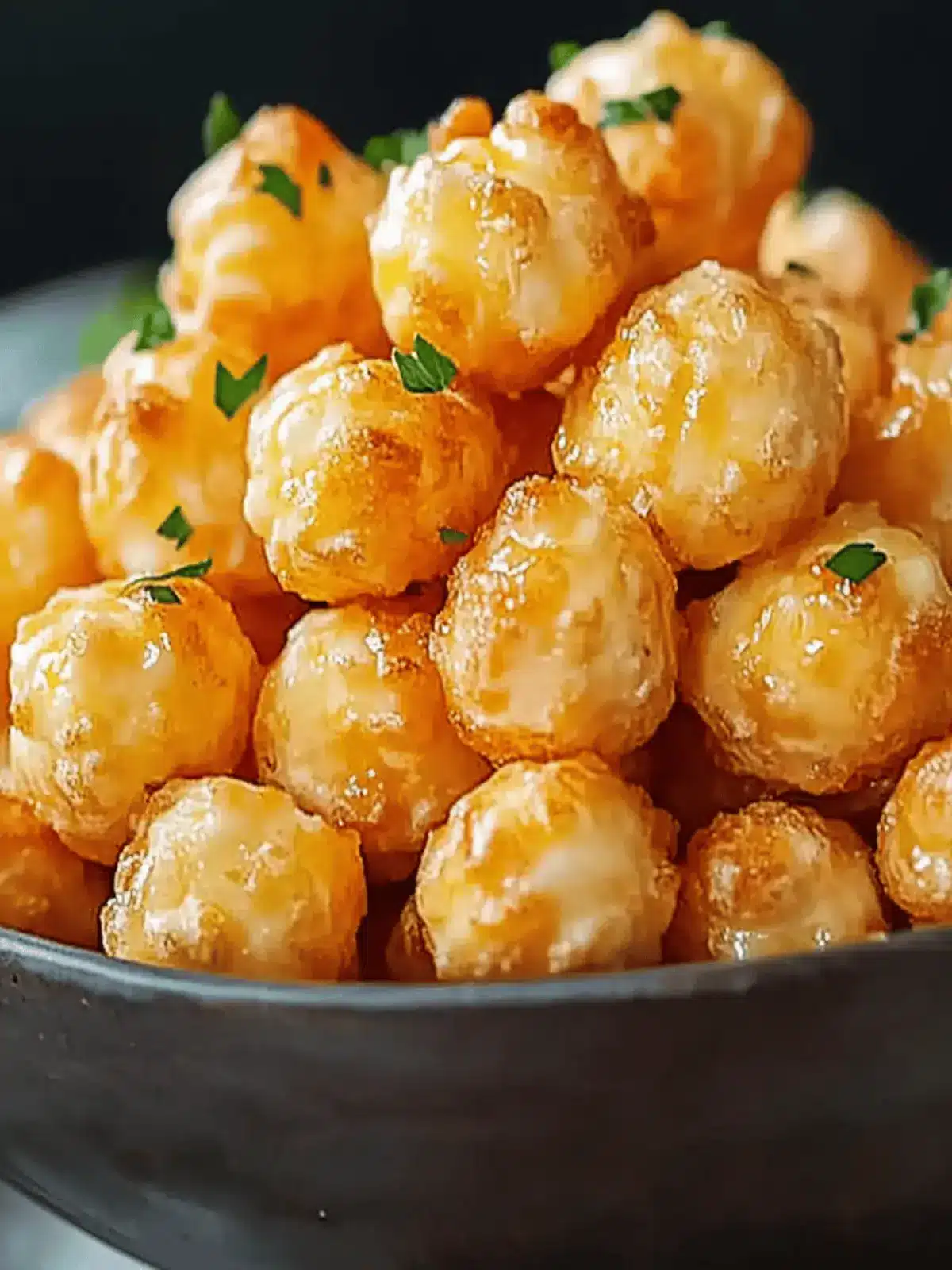 Keto Popcorn Cheese Puffs