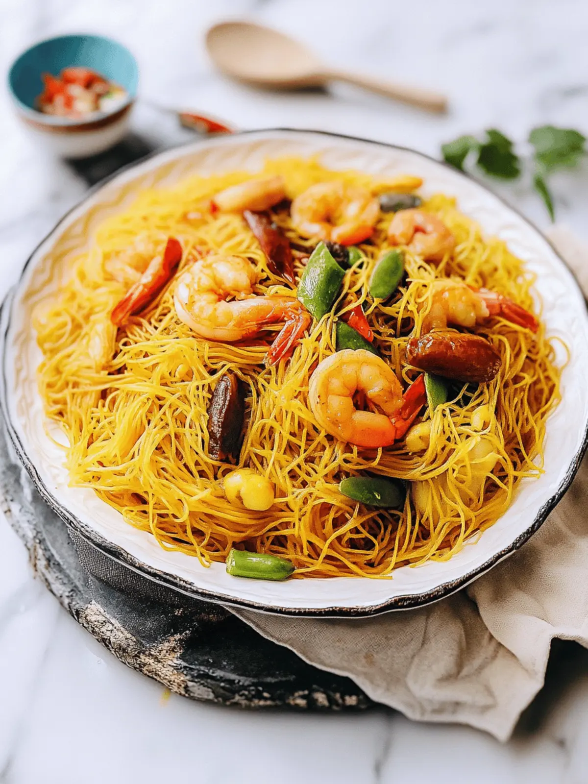 Savor Singapore Noodles (Singapore Mei Fun) in 35 Minutes 4 Singapore Noodles (Singapore Mei Fun)