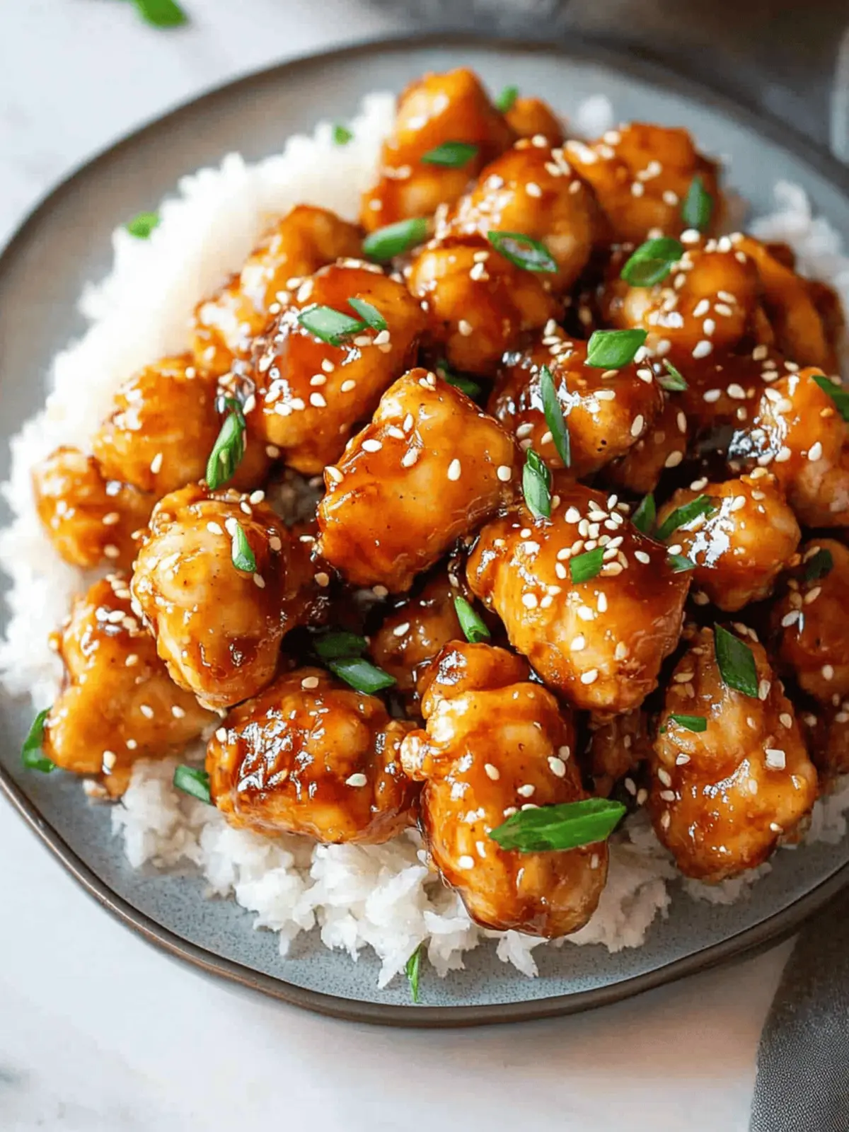 Honey Garlic Chicken Bites