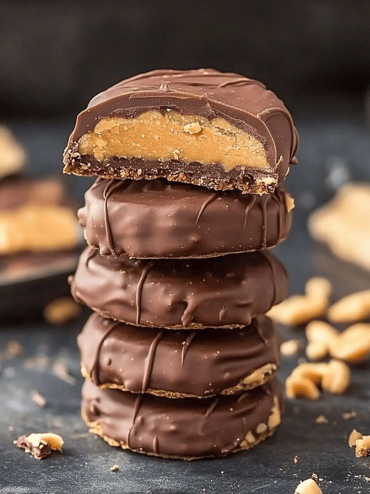 Chocolate Peanut Butter No Bake Cookies