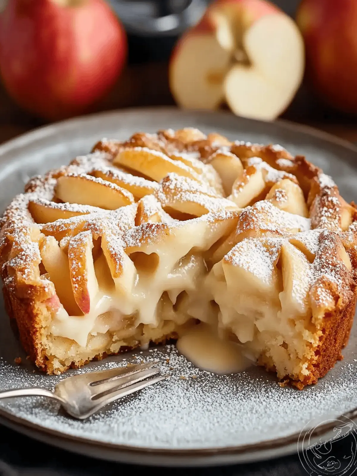 Easy Swedish Apple Cake