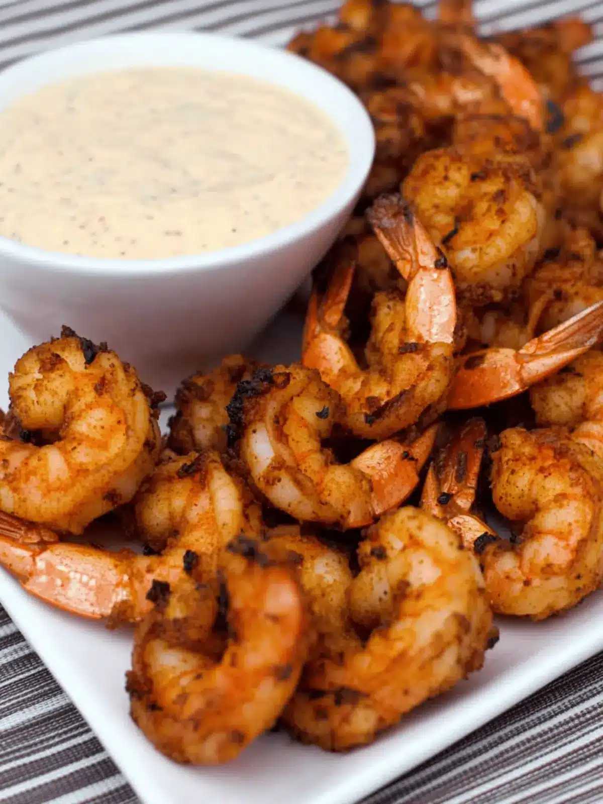 Southern Style Smoked Cajun Shrimp with Zesty Ranch Dip Delight 4 Southern Style Smoked Cajun Shrimp with Spicy Ranch Dip