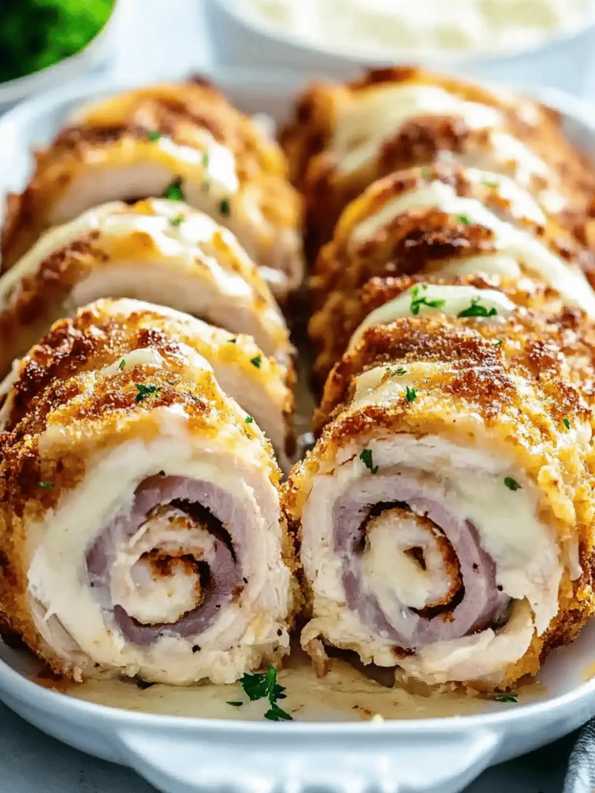 Stuffed Chicken Cordon Bleu Bake
