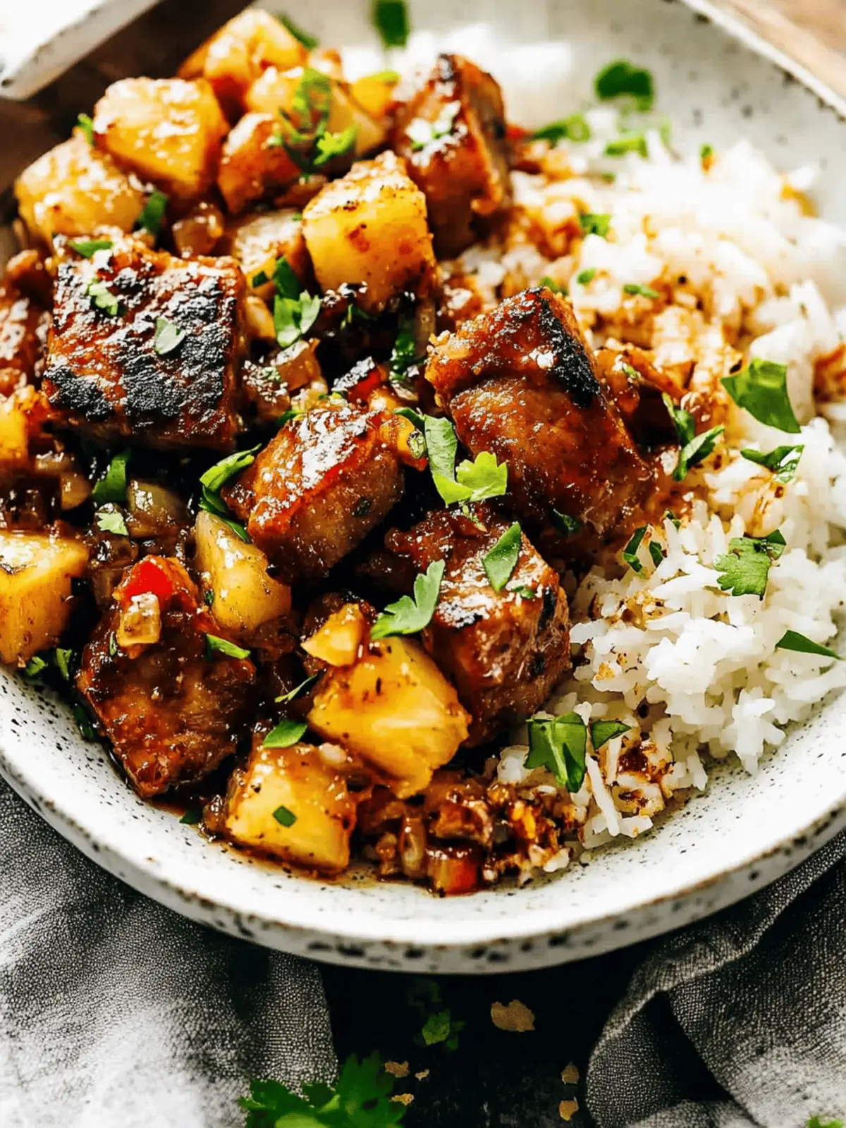 Pineapple Pork with Coconut Rice: A Family Favorite Twist 2 Pineapple Pork with Coconut Rice