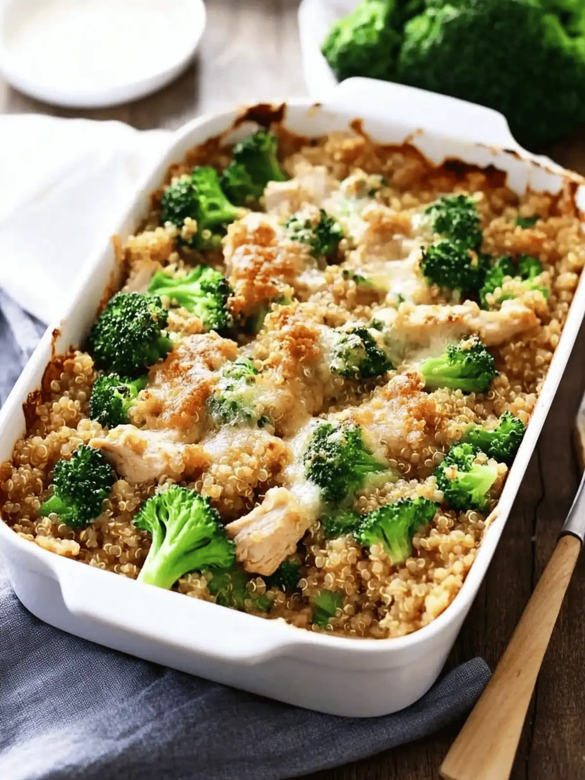 Creamy Chicken Quinoa and Broccoli Casserole for Cozy Nights 4 Creamy Chicken Quinoa and Broccoli Casserole