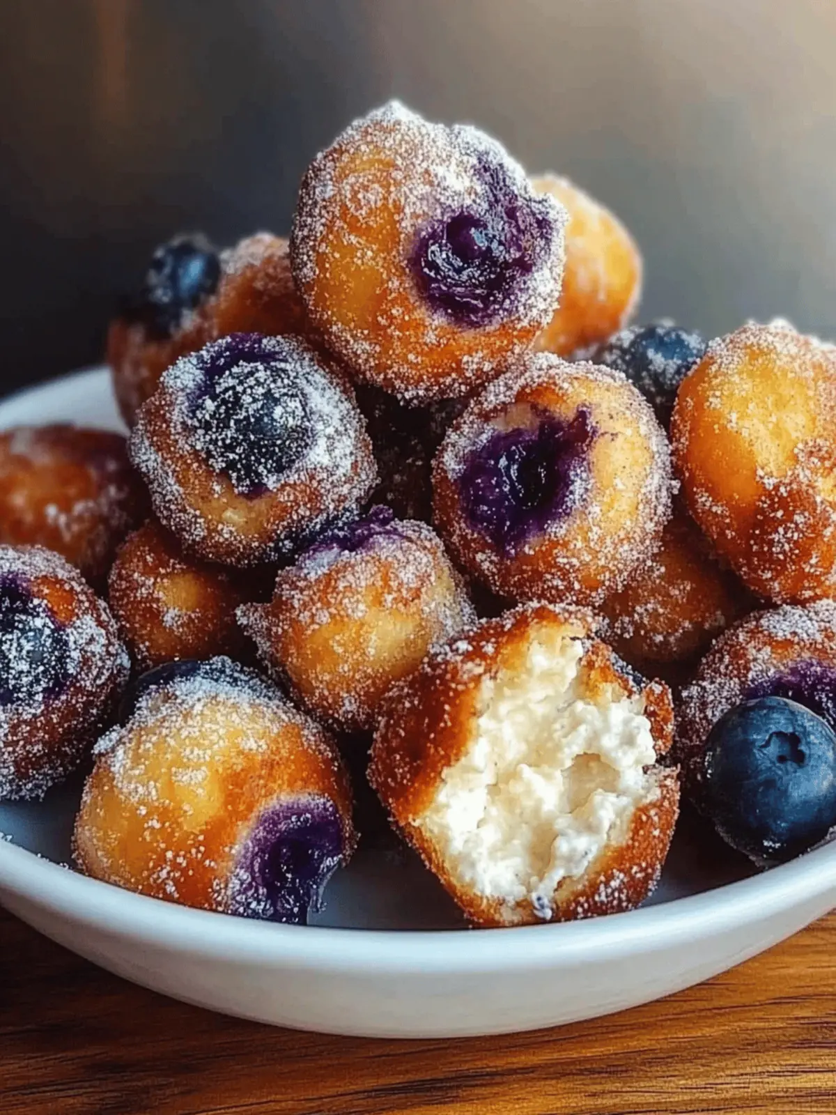 Air Fryer Blueberry Cottage Cheese Donut Holes for Guilt-Free Joy 4 Air Fryer Blueberry Cottage Cheese Donut Holes