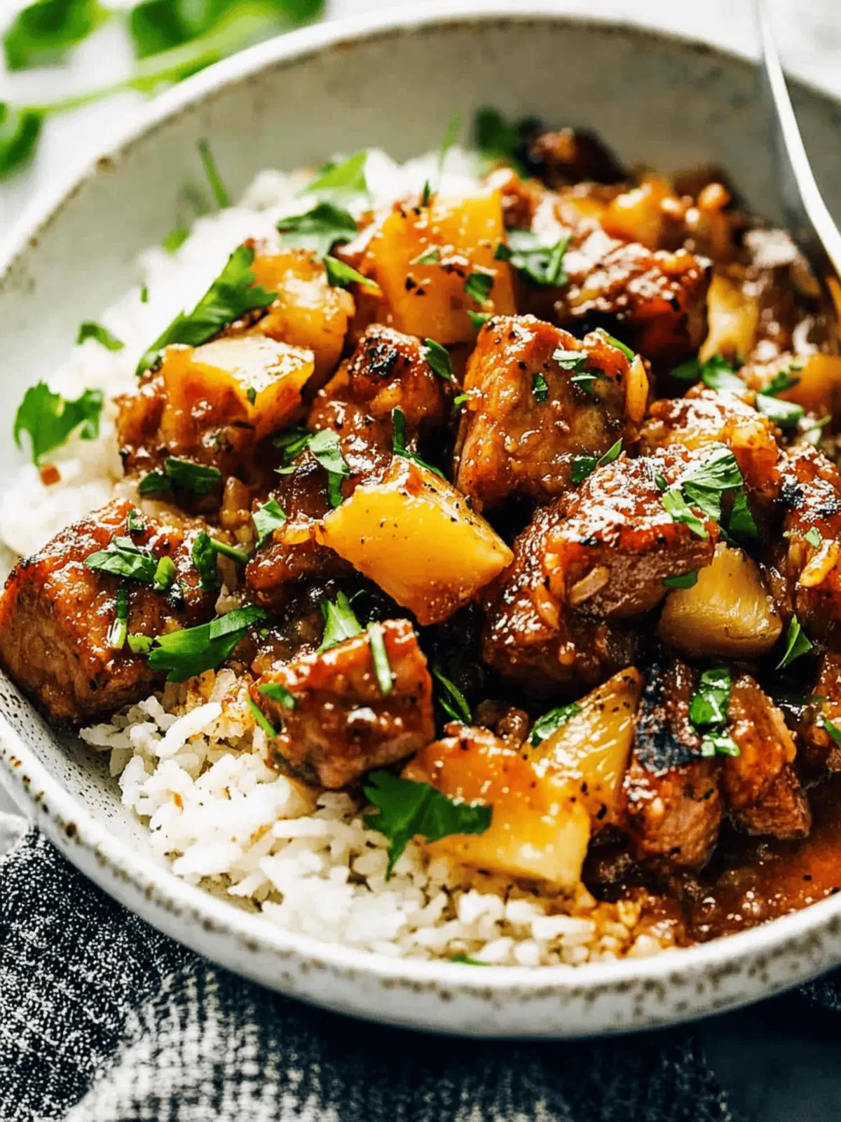 Pineapple Pork with Coconut Rice: A Family Favorite Twist 5 Pineapple Pork with Coconut Rice