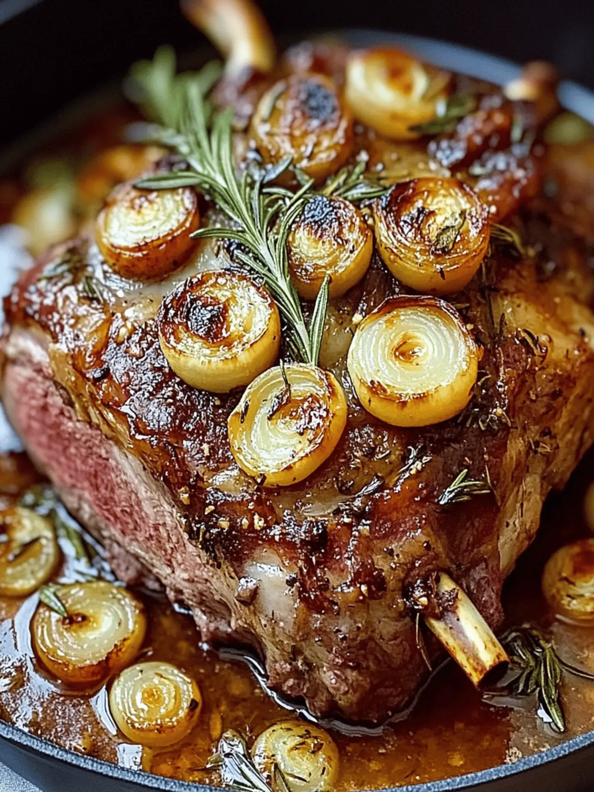Tender Rosemary Garlic Lamb Shoulder