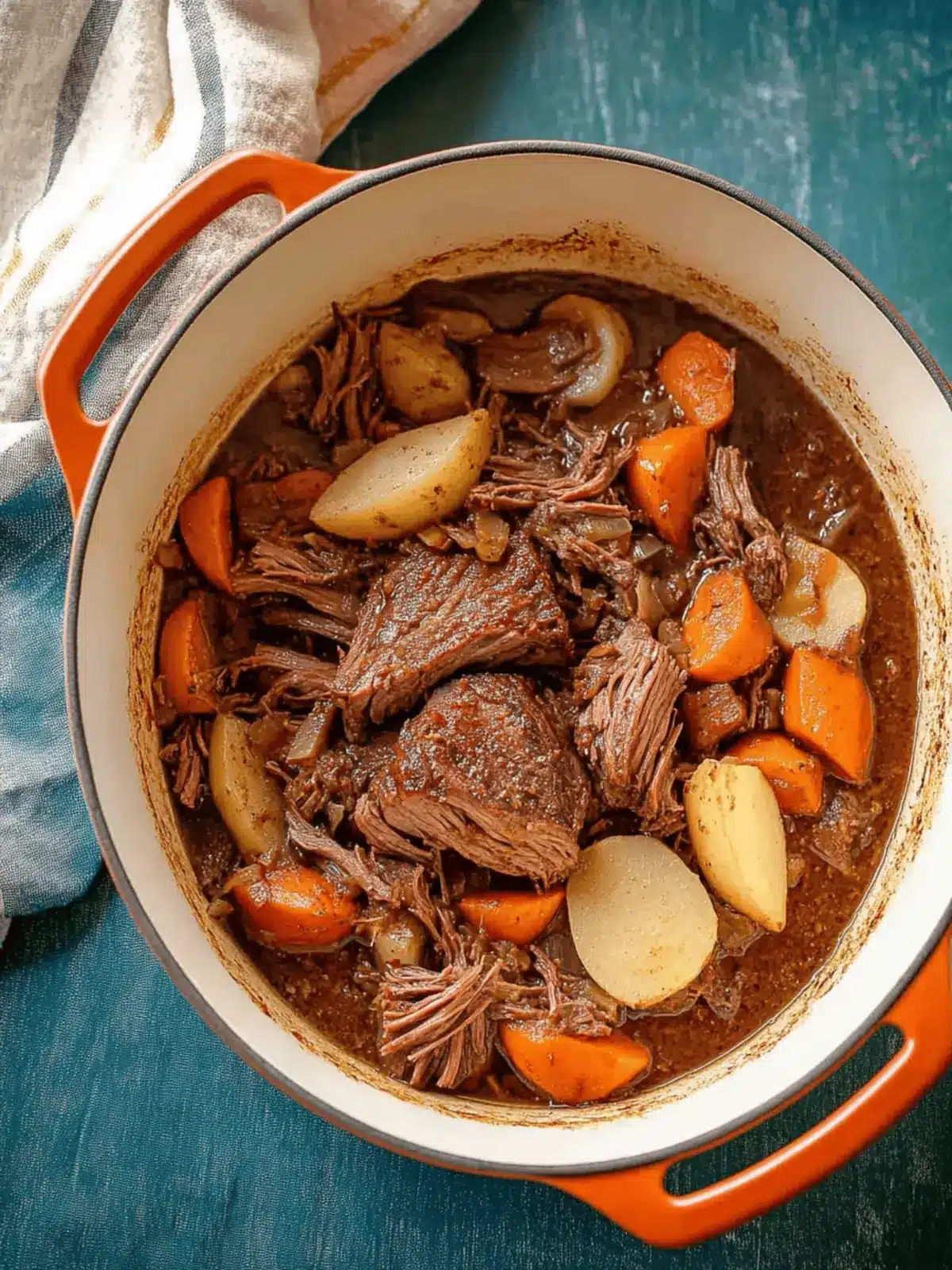 Easy Pot Roast with Onion Soup Mix