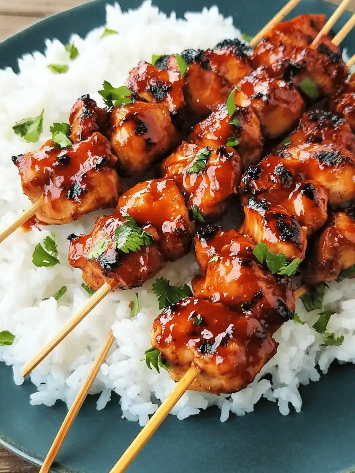 Grilled Asian Chicken Skewers