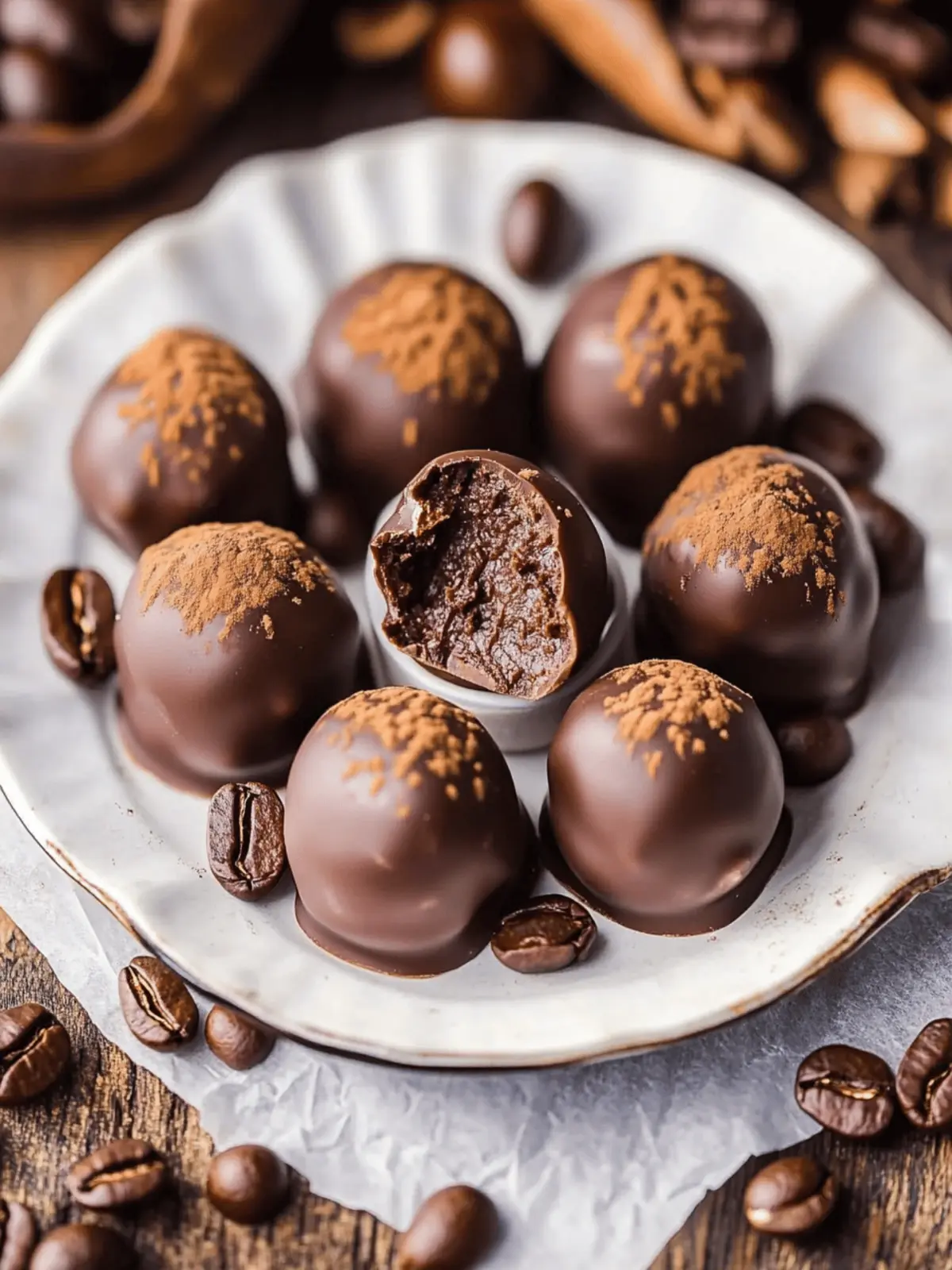 5-Ingredient Espresso Chocolate Truffles