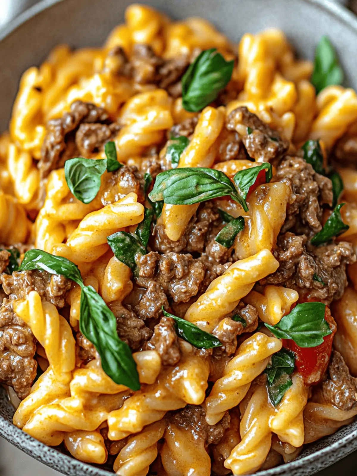 High-Protein Creamy Beef Pasta in 30 Mins!