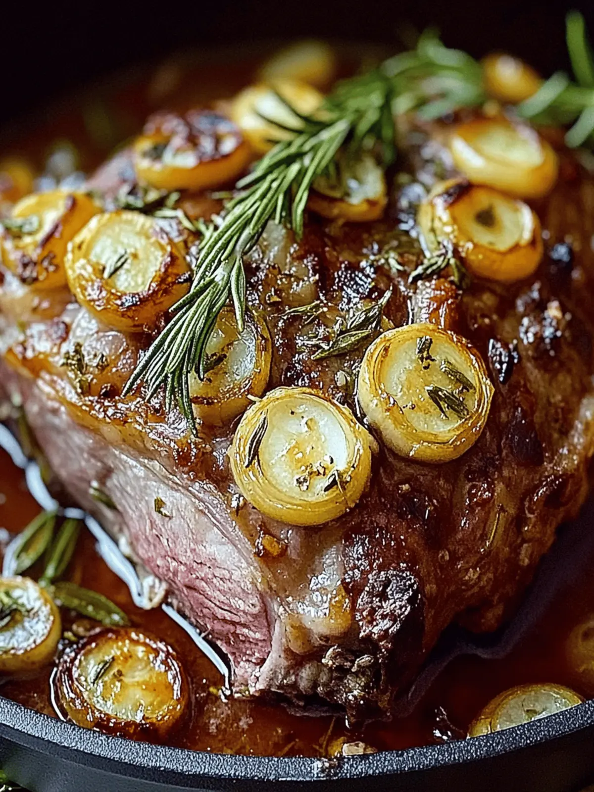 Tender Rosemary Garlic Lamb Shoulder