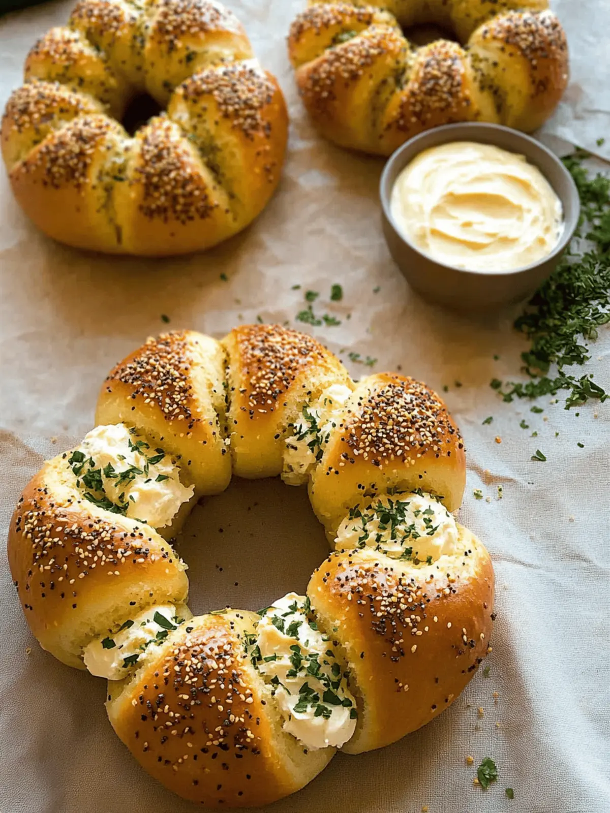 Cream Cheese Stuffed Garlic Bagel Bliss You Can Make at Home 4 Cream Cheese Stuffed Garlic Bagel