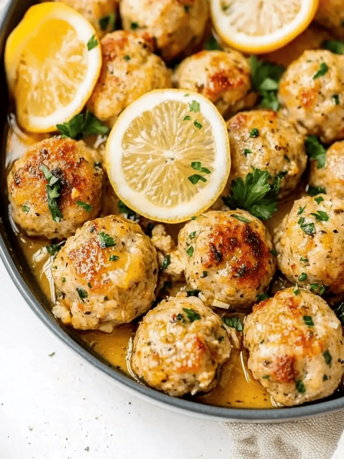 Chicken Romano Meatballs