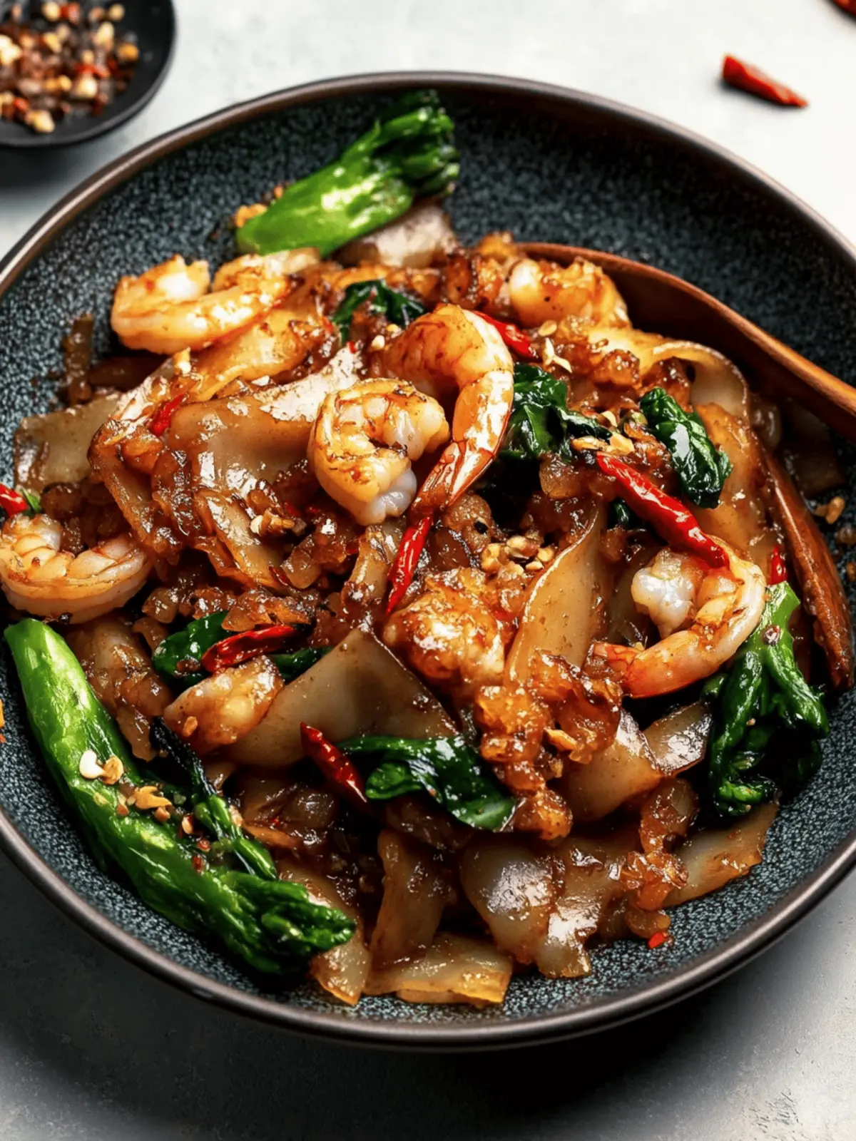 Garlic Prawn Pad See Ew