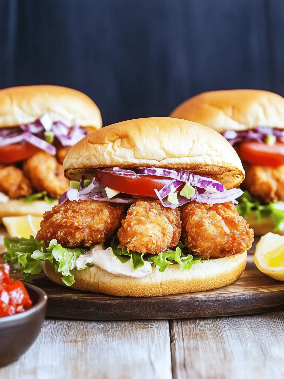 Fried Catfish Sandwiches