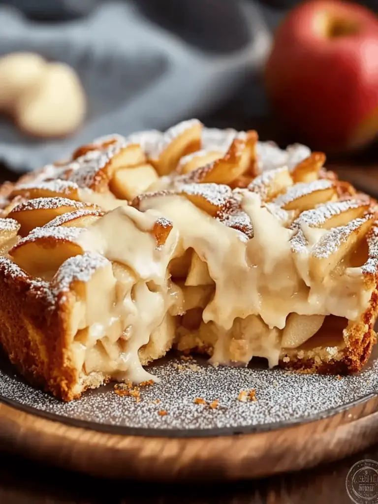 Easy Swedish Apple Cake