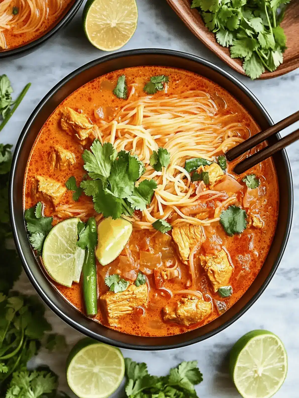Thai Red Curry Noodle Soup