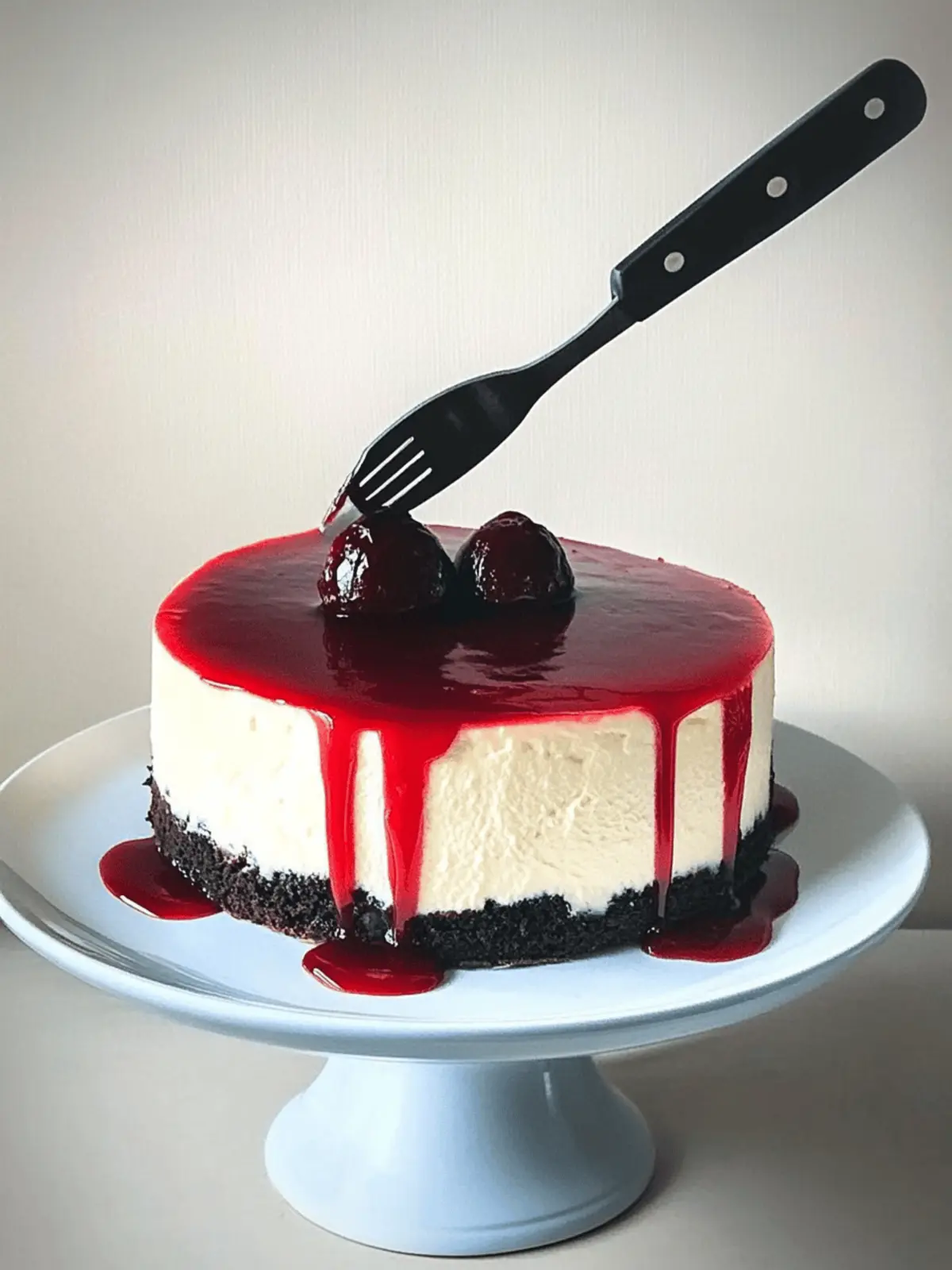 Bloody Good Halloween Cheesecake