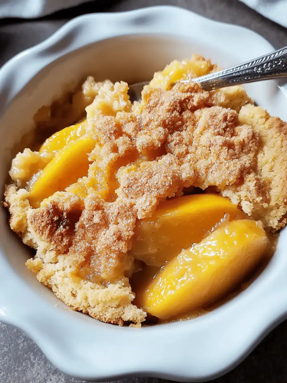 Homemade Peach Cobbler