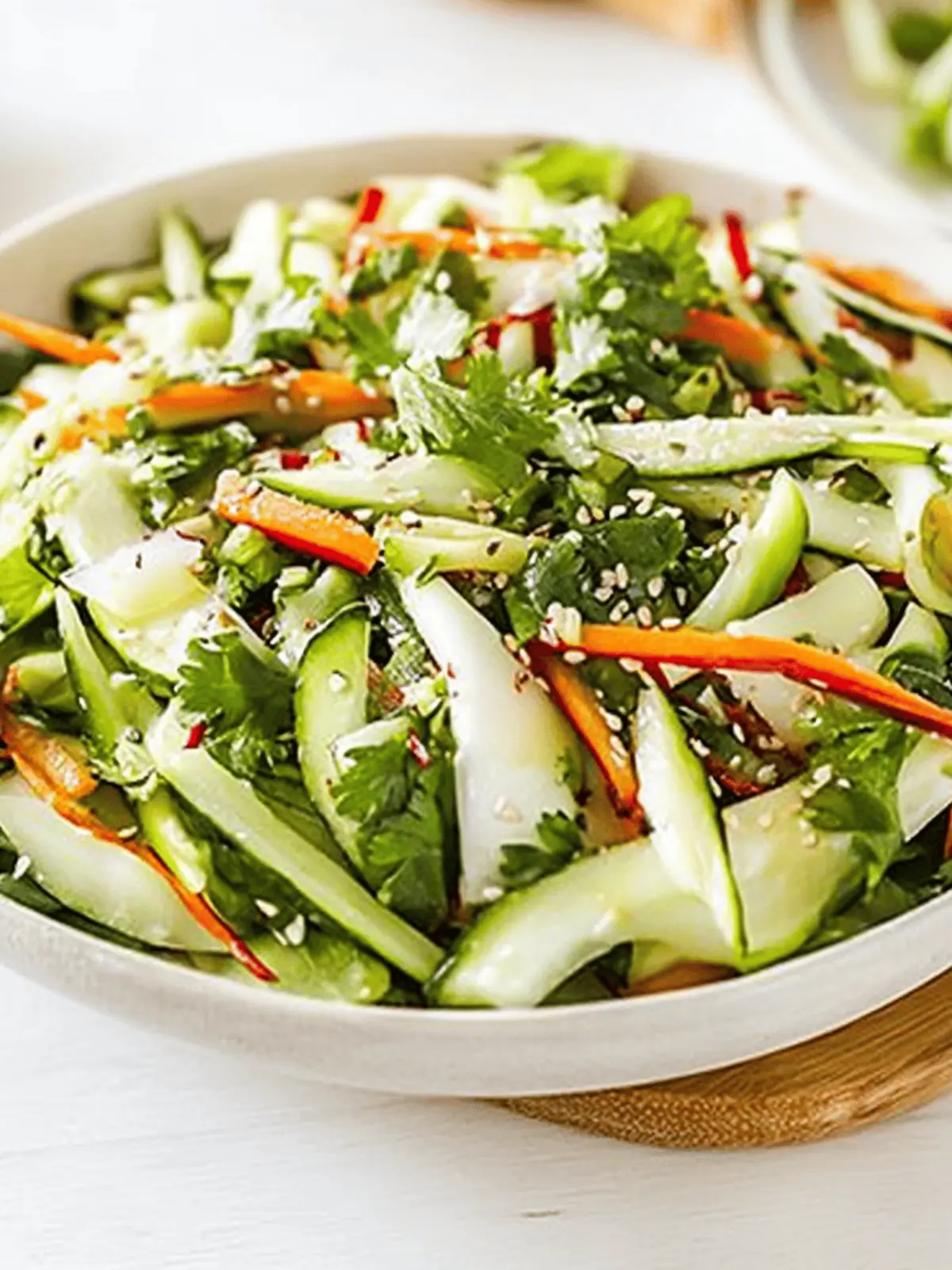 Crunchy Bok Choy Salad with Savory Sesame Vinaigrette 5 Bok Choy Salad