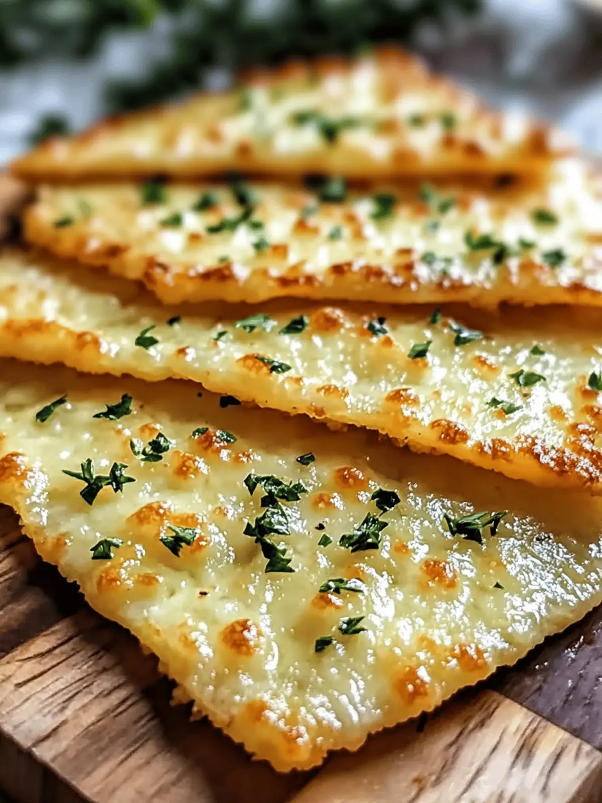 Cheesy Keto Garlic Flatbread That You'll Crave Every Day 2 Cheesy Keto Garlic Flatbread