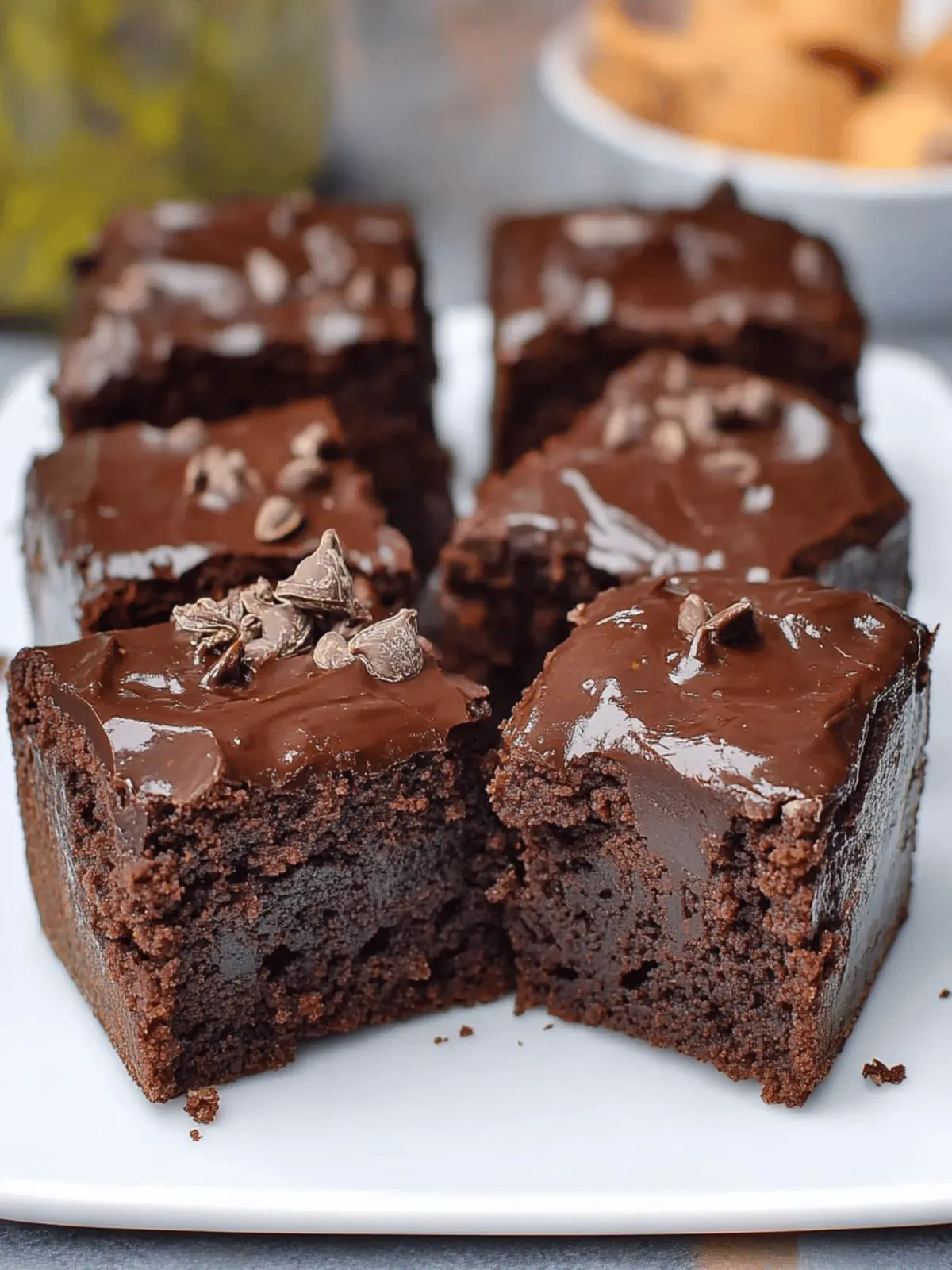 Fudgy Sweet Potato Brownies: Guilt-Free Vegan Delight 2 Sweet Potato Brownies (Vegan, Gluten-Free)