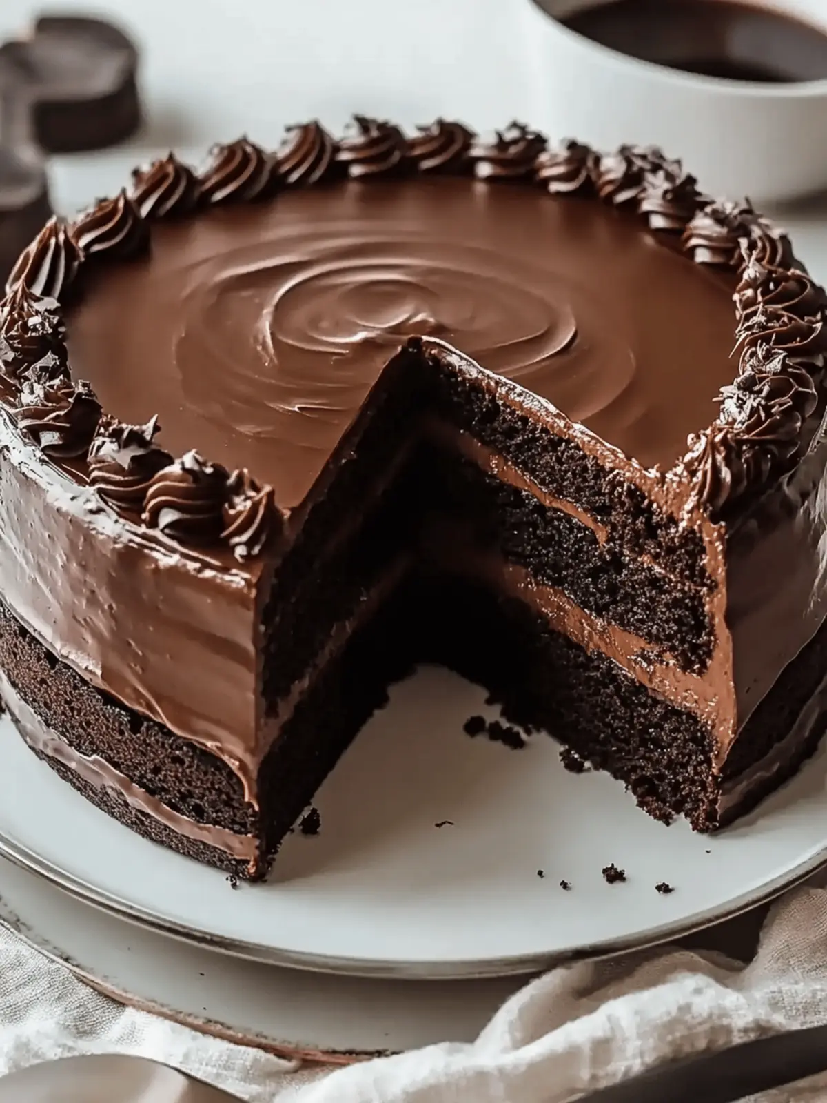 Decadent Moist Chocolate Cake with Healthy Twist Inside 2 Moist Chocolate Cake