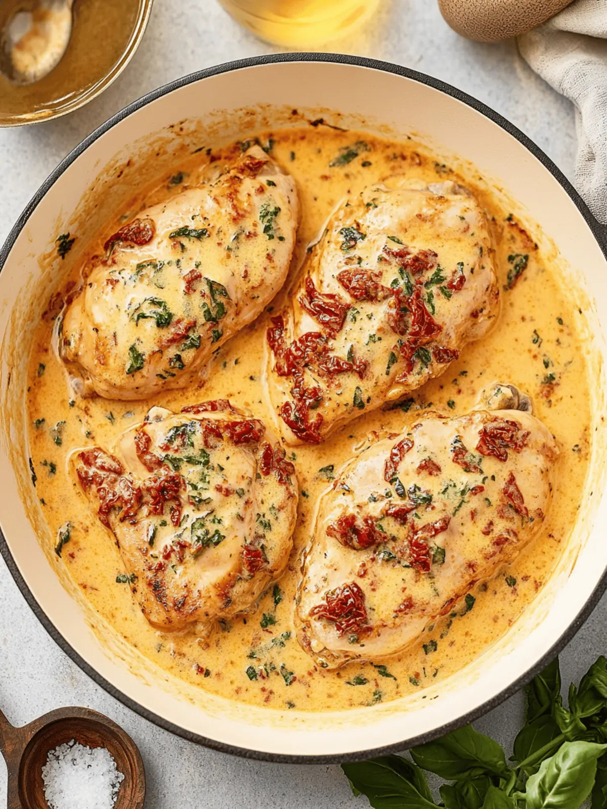 Marry Me Chicken in Sun-Dried Tomato Cream Sauce Delight 2 Marry Me Chicken (In Sun-Dried Tomato Cream Sauce)