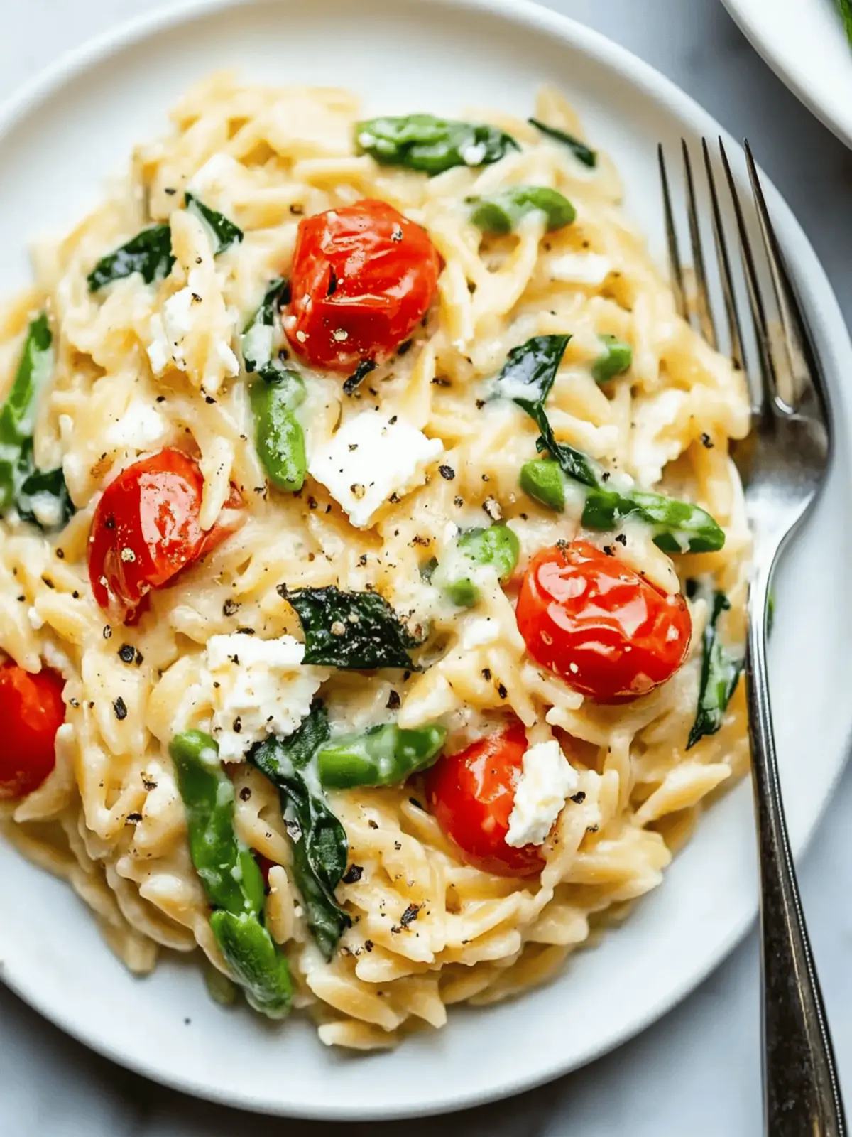 Baked Feta Orzo