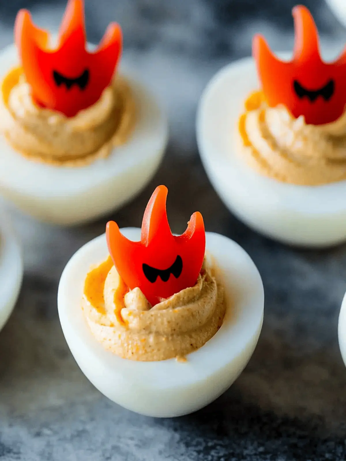 Adorable Halloween Deviled Eggs