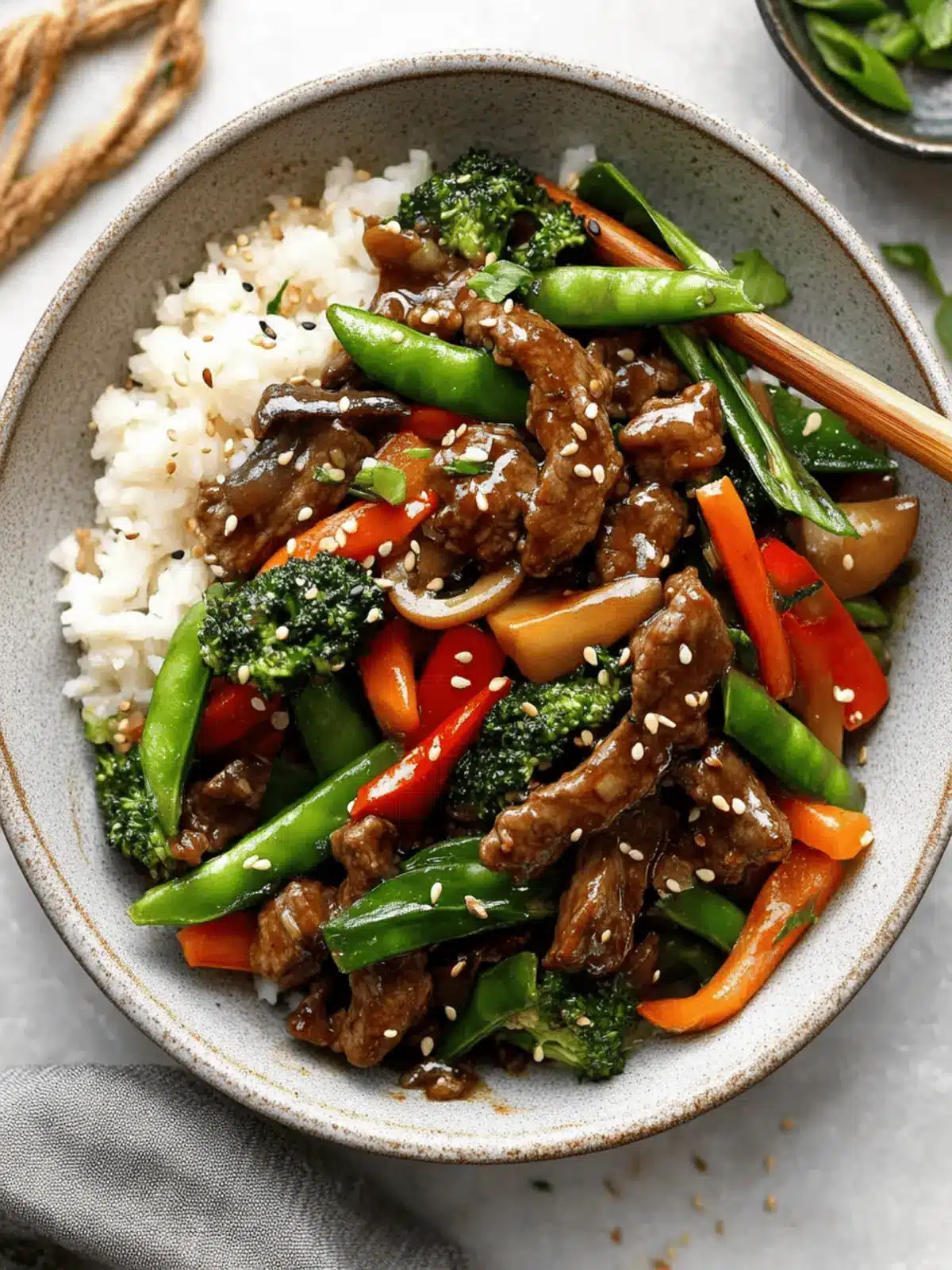 Heavy-on-the-Veggies Beef and Vegetable Stir Fry Made Easy 5 Heavy-on-the-Veggies Beef and Vegetable Stir Fry