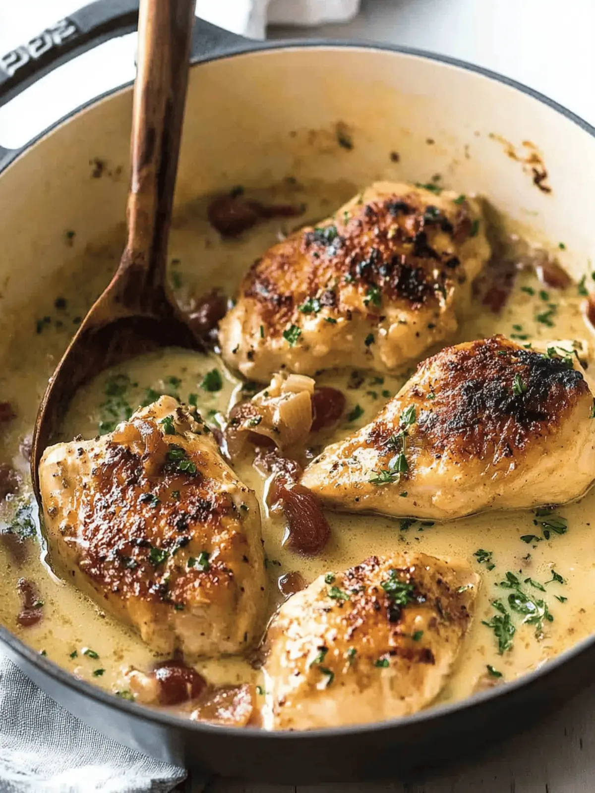 Creamy Chicken in White Wine Sauce: Comfort Food Delight 5 Chicken in White Wine Cream Sauce